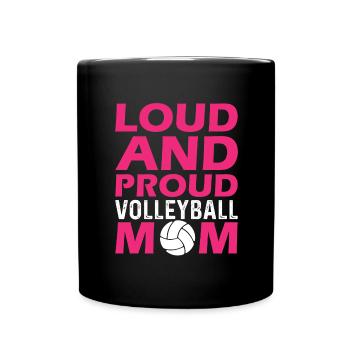 Volleyball Maman Jeu Sports Jeu Mama - Mug uni - noir - Devant