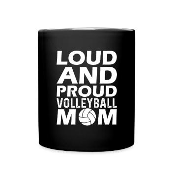 Volleyball Maman Jeu Sports Jeu Mama - Mug uni - noir - Devant