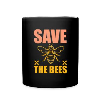 Bee - Full Colour Mug - black - Front