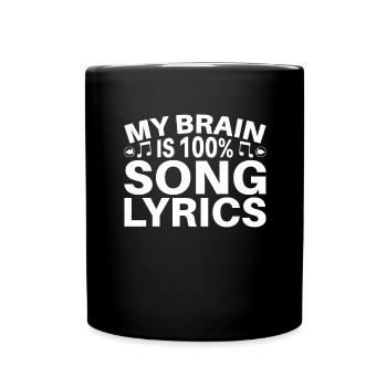 Musicien vinyle Musique rétro Vinyle Vintage Musique Making - Mug uni - noir - Devant