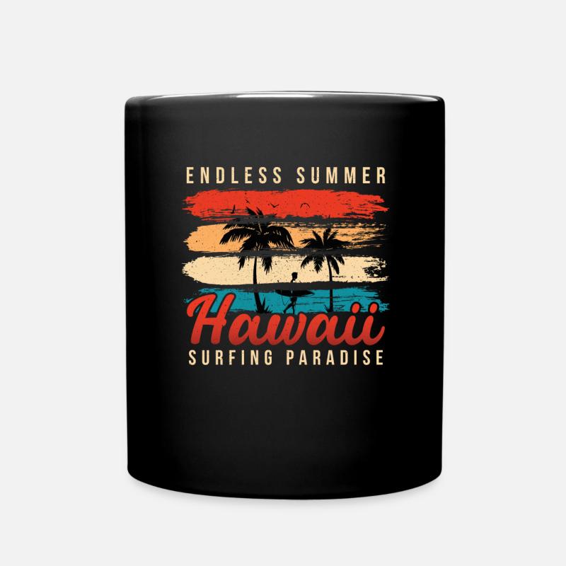 Hawaii Hawai - Tasse einfarbig - Schwarz
