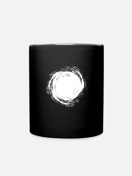 Schwarzes Loch - Tasse einfarbig - Schwarz