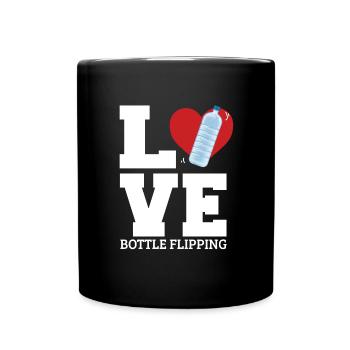 Water Bottel Flipping Gift Bottle - Mug uni - noir - Devant