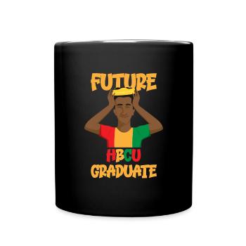 Future HBCU Graduate Boys Historical Black College - Tasse einfarbig - Schwarz - Vorne
