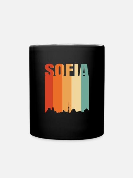 Sofia - Tasse einfarbig - Schwarz