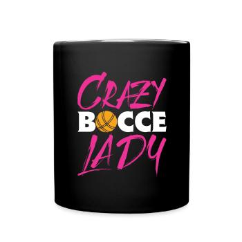 Bocce Spruch Bocce Ball mit Jack Bocci Game Bocce - Tasse einfarbig - Schwarz - Vorne