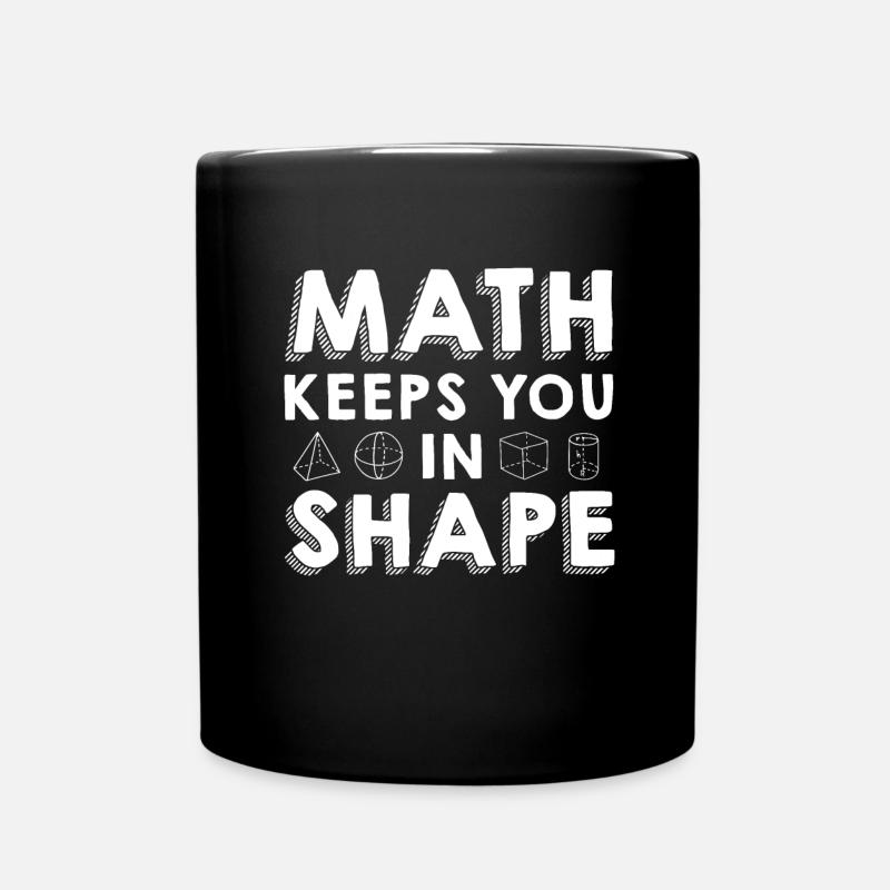 Mathelehrer Mathematische Formel Geometrie Lehrer - Tasse einfarbig - Schwarz