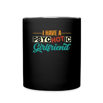 Crazy Wife Husband Gift Funny - Full Colour Mug - black - Front