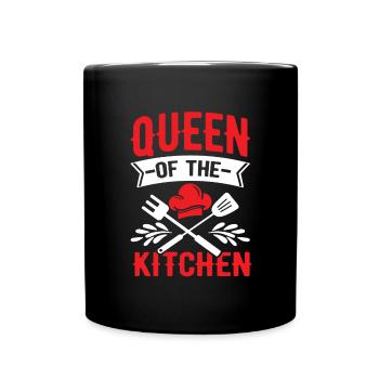 Chef Chapeau de Chef Cœur de Chef Fête des mères - Mug uni - noir - Devant