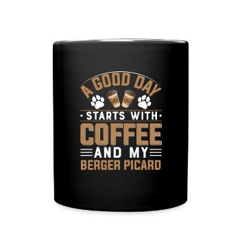 Berger Picard Berger de Picardie Coffee Drink - Full Colour Mug - black - Front