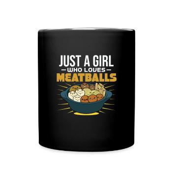 Boulettes de viande Boulettes de viande Cadeau - Mug uni - noir - Devant