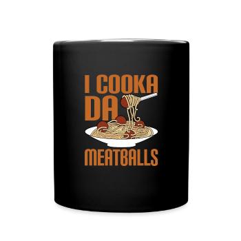 Boulettes de viande Boulettes de viande Cadeau - Mug uni - noir - Devant