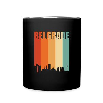 Die Schönheit Belgrads - Tasse einfarbig - Schwarz - Vorne