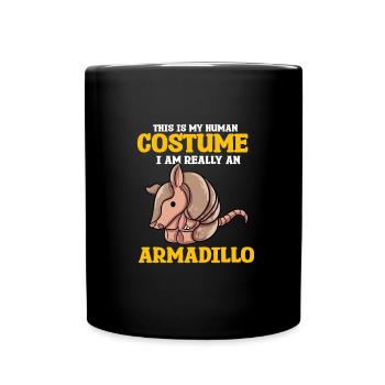 Armadillo Gift - Full Colour Mug - black - Front