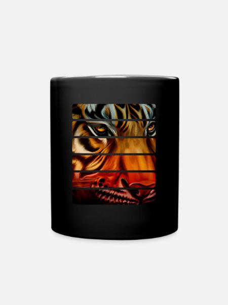 Tiger - Tasse einfarbig - Schwarz
