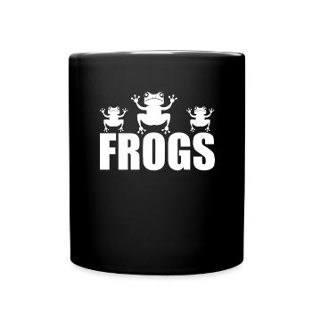 I love frogs - Full Colour Mug - black - Front