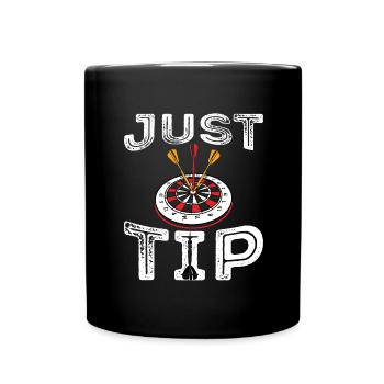 Drôle de fléchette disant Dartboard Darts Cadeau - Mug uni - noir - Devant