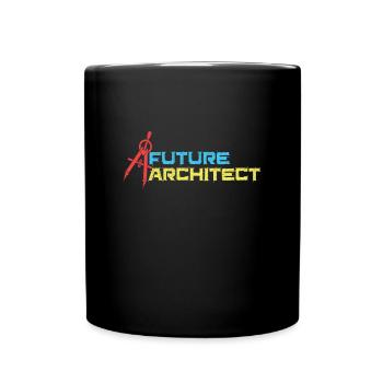 Future Architect Architecture - Full Colour Mug - black - Front