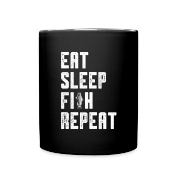 Pêche Pêcheur Pêcheur Appât Cadeau - Mug uni - noir - Devant