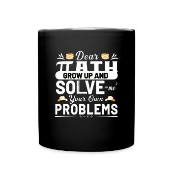 Professeur de mathématiques Formule mathématique Professeur de géométrie - Mug uni - noir - Devant