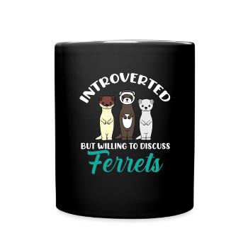 Ferret - Full Colour Mug - black - Front
