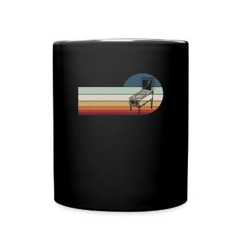 Pinball - Tasse einfarbig - Schwarz - Vorne