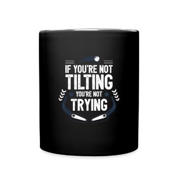 Pinball - Tasse einfarbig - Schwarz - Vorne