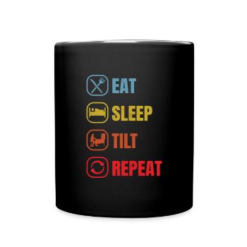 Pinball - Tasse einfarbig - Schwarz - Vorne