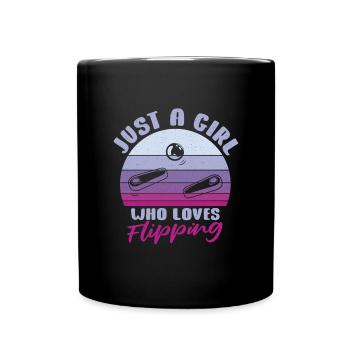 Pinball - Tasse einfarbig - Schwarz - Vorne