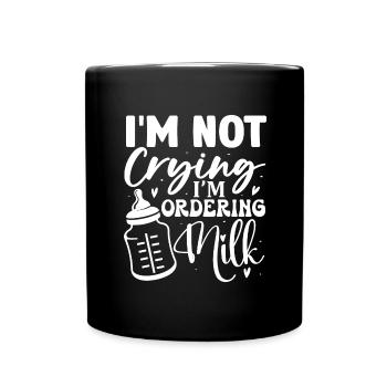 Newborn Baby Child Birth Food Milk - Full Colour Mug - black - Front