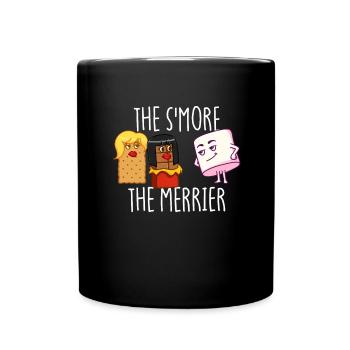 Les S’more des Smores à guimauve Merrier S’mores - Mug uni - noir - Devant
