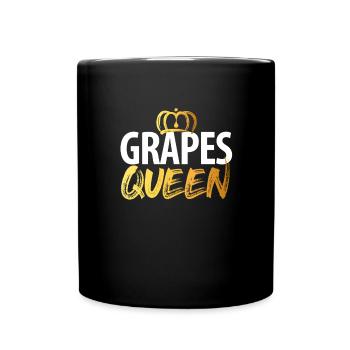 Raisins Raisins Vin Cadeau - Mug uni - noir - Devant