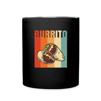 Burrito - Full Colour Mug - black - Front