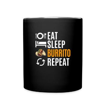 Burrito - Full Colour Mug - black - Front