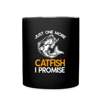 Catfish Fish Fishing Gift - Full Colour Mug - black - Front