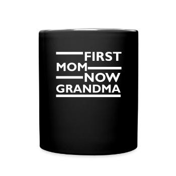 Grandma Pensioner Grandma Grandson Granddaughter Grandma - Full Colour Mug - black - Front