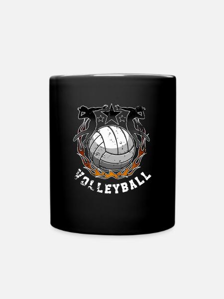 Volley-ball - Mug uni - noir