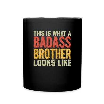 Big brother family parents offspring child - Full Colour Mug - black - Front