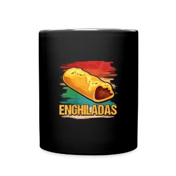 Retro Enchiladas - Full Colour Mug - black - Front
