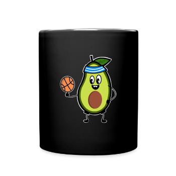 Basketteur Joueur de basket-ball Avocat - Mug uni - noir - Devant