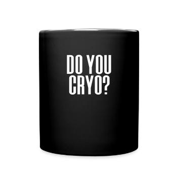 Cryo? Eisbad Kalttherapie Kryotherapie - Tasse einfarbig - Schwarz - Vorne