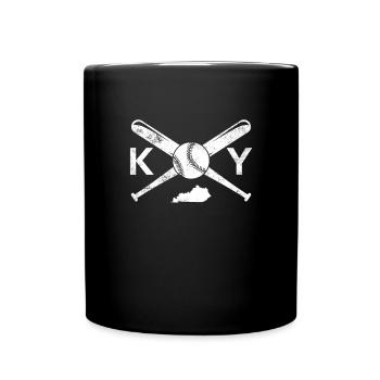 Kentucky Baseball Love KY Baseball Kentucky - Tasse einfarbig - Schwarz - Vorne