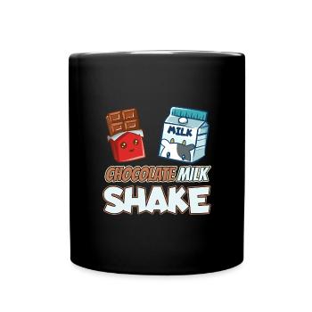 Milkshake Milk Drink Milk Gift - Full Colour Mug - black - Front
