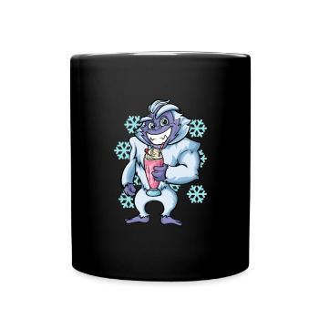 Milkshake Milk Drink Milk Gift - Full Colour Mug - black - Front