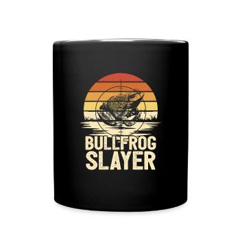 Bullfrog Frog Gift - Full Colour Mug - black - Front