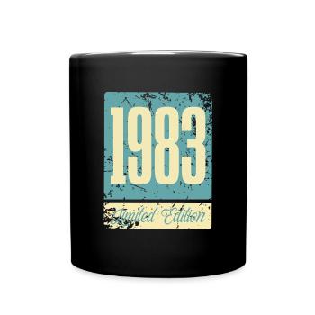 1983 Naissance Anniversaire Année de naissance - Mug uni - noir - Devant