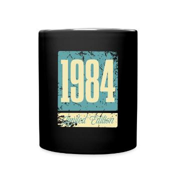 1984 Anniversaire de naissance Année de naissance - Mug uni - noir - Devant
