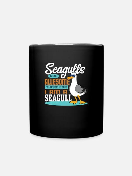 Mouette - Mug uni - noir
