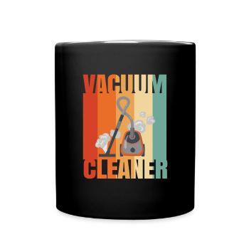 Vacuum Cleaner Cleaning Person Gift - Full Colour Mug - black - Front