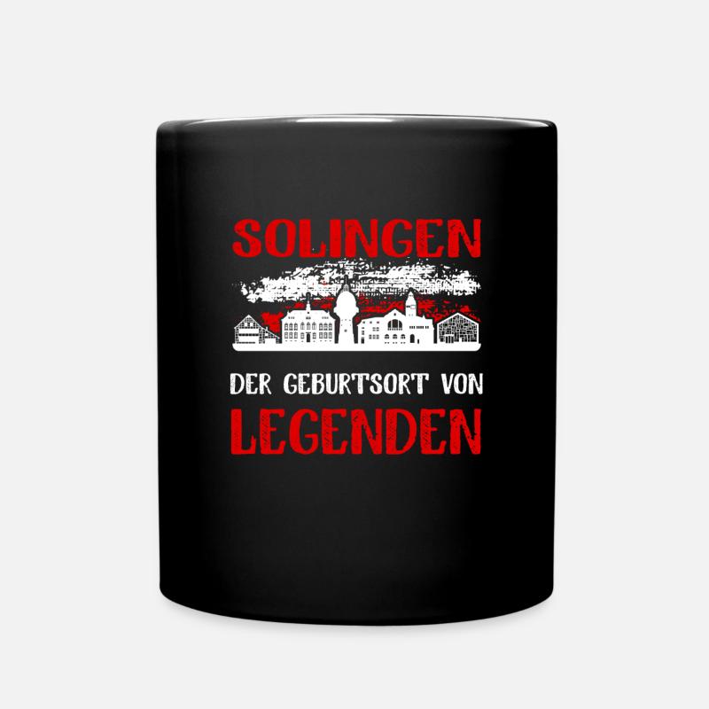 Solingen Der Geburtsort Von Legenden - Tasse einfarbig - Schwarz